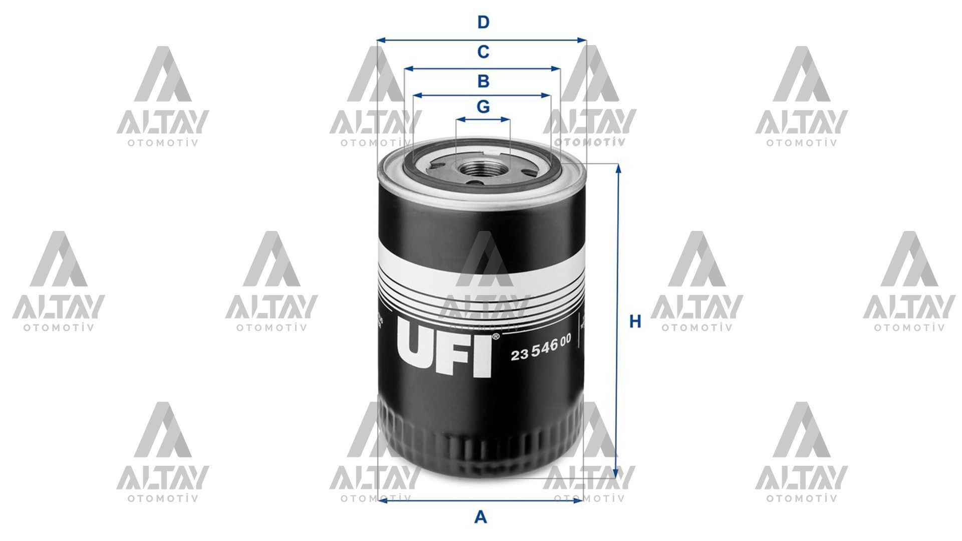 71741510 Yağ Filtresi UFI | Fiat Ducato