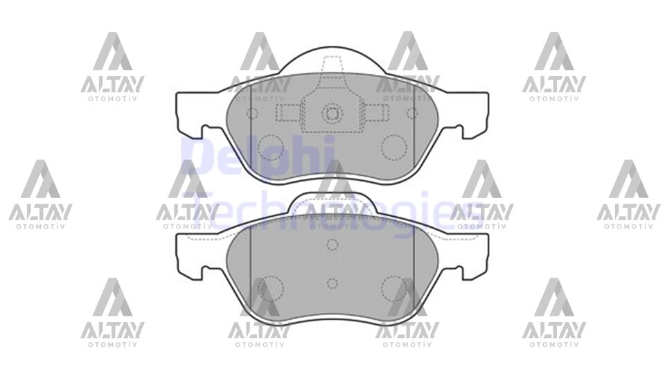 410600012R Fren Balatası Ön DELPHI | Renault Laguna