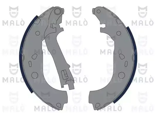 1605166 Fren Pabuc Balata Arka WALBURG | Fiat Doblo 1.6 MJT Levyeli 254X57 Mm 2010