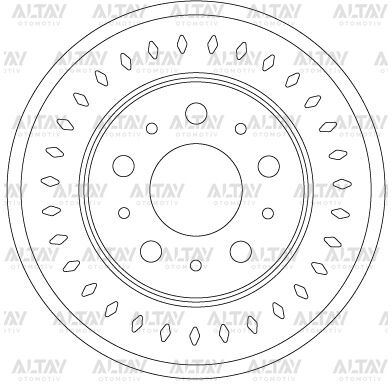 51957511 Fren Diski Arka TRW | Fiat Ducato