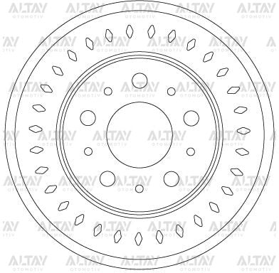 51957511 Fren Diski Arka TRW | Fiat Ducato