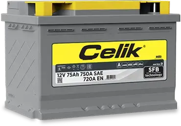 ÇELİK AKÜ 12V 72AH SFB | SUPER FLOODED BATTERY | BİNEK VE HAFİF TİCARİ ARAÇLARLA UYUMLU