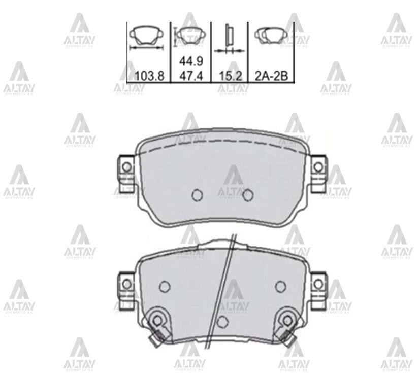 440606633R Fren Balatası Arka MAHER | Renault Kadjar