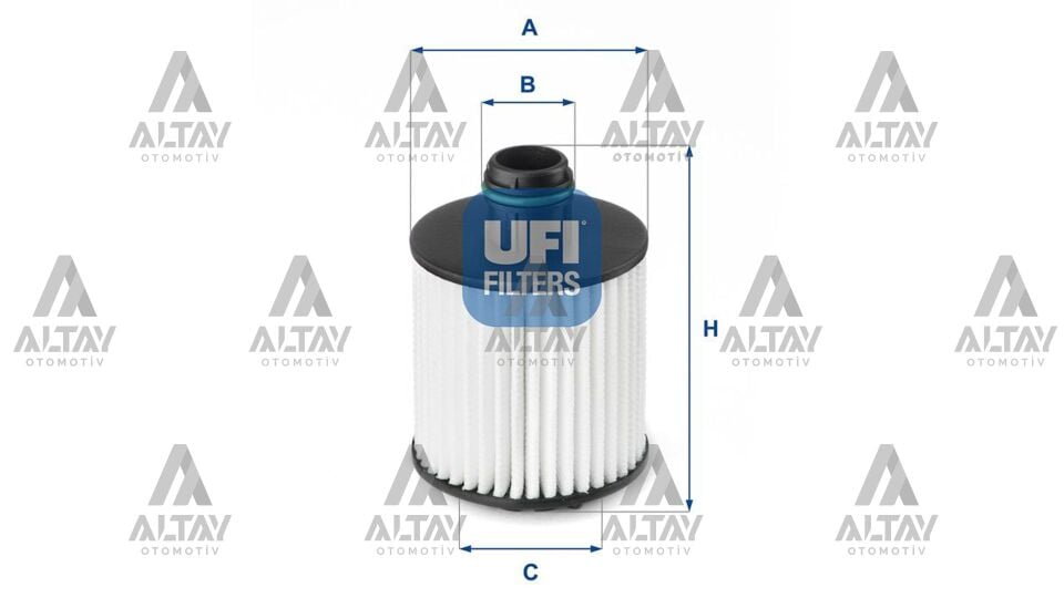 55261437 Yağ Filtresi UFI | Fiat Egea / Fiat Doblo / Fiat Fiorino