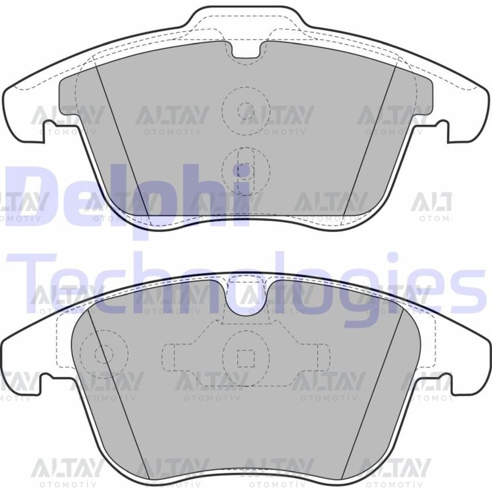 ME6G9J2K021AB Fren Balatası Ön DELPHI | Ford Mondeo