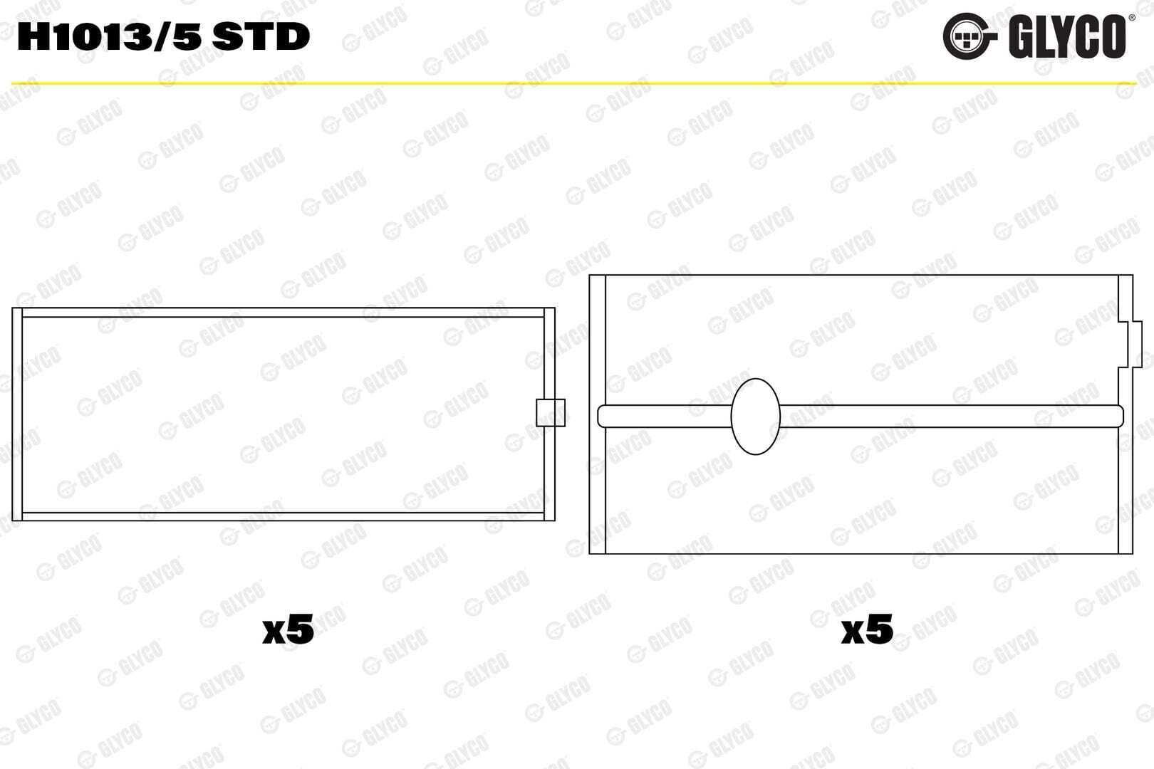7701472809 Motor Yatağı GLYCO | Renault Master