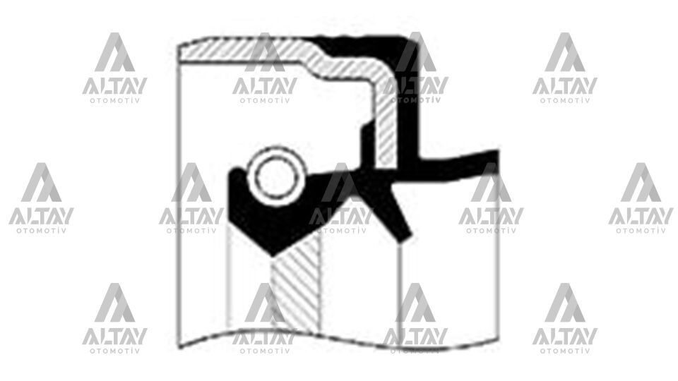 40004430 Keçe Sol SKT | Fiat Doblo / Fiat Fiorino