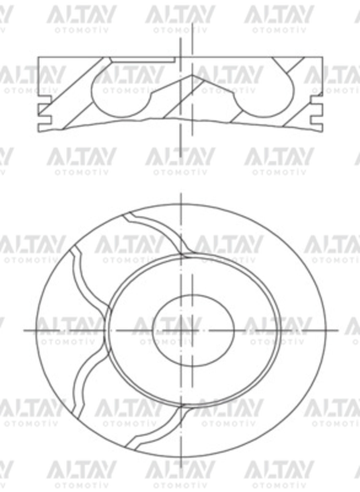 0628N3 Piston MAHLE | Fiat Scudo