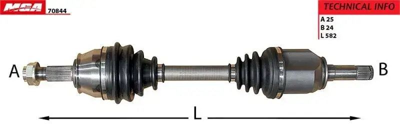 51783824 MGA KOMPLE SOL AKS | FİAT FİORİNO 1.3 DİZEL