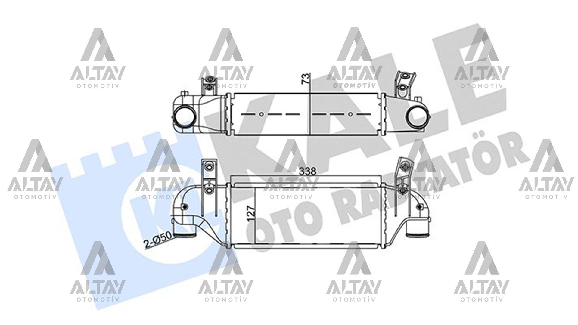 XS4Q9L440CA İntercooler / Yağ Radyatörü KALE | Ford Focus