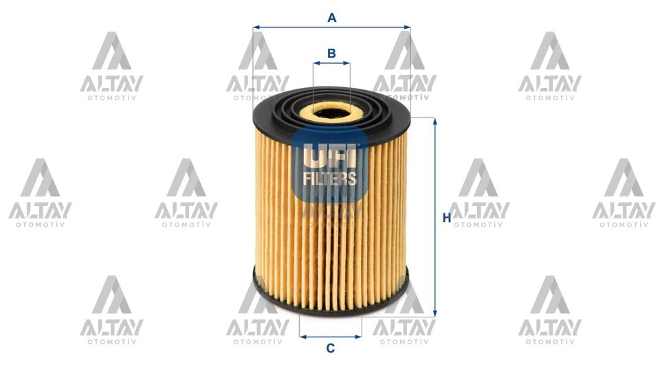 K05015901AA Yağ Filtresi UFI | Fiat Egea