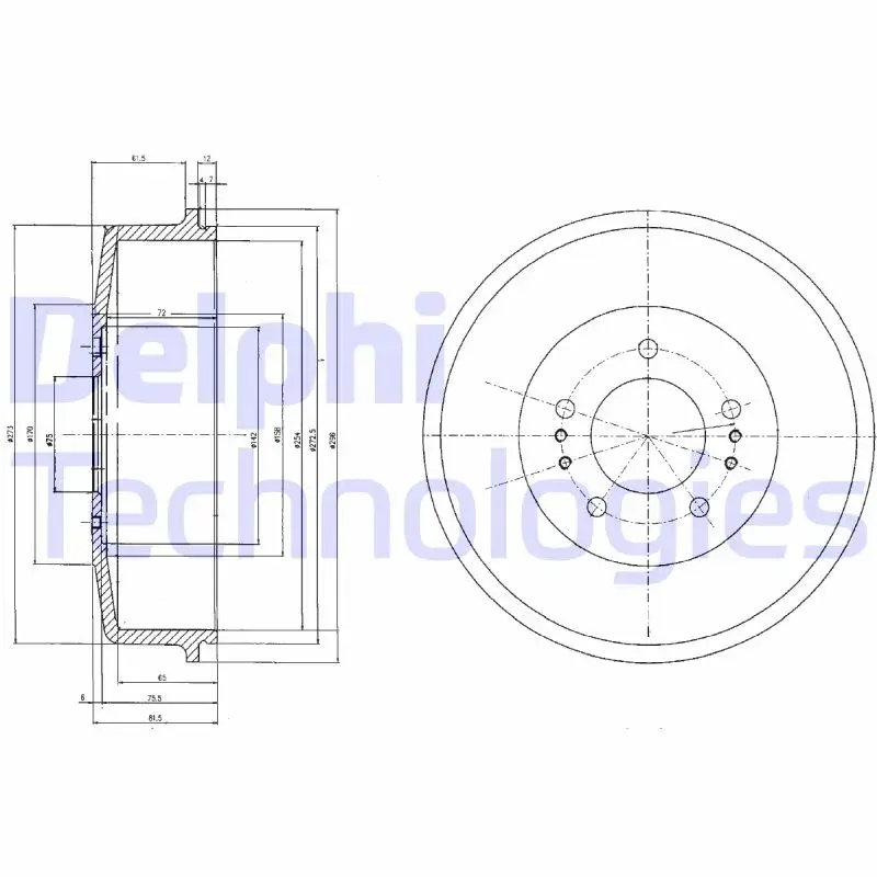 52761 44000 Fren Kampanasi Arka | Hyundai H100 98> DELPHI