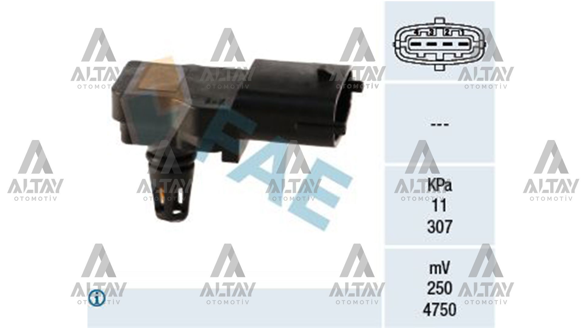 6238210 Sensör FAE | Fiat Doblo / Fiat Fiorino / Fiat Linea / Fiat Punto / Fiat Ducato