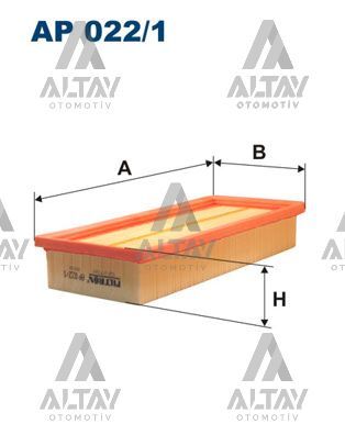 55183269 Hava Filtresi FILTRON | Muhtelif Araçlar