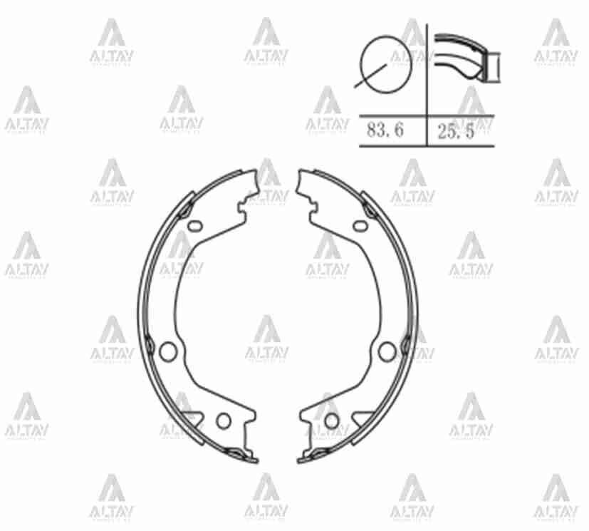 58350-2GA00 Fren Balatası MAHER | Hyundai Sonata