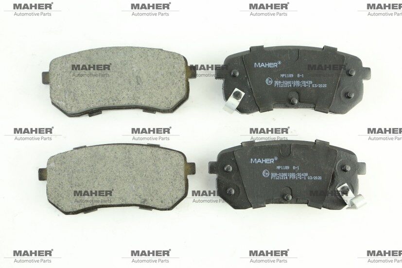 58302-07A10 Fren Balatası Arka MAHER | Hyundai i10 / Kia Picanto