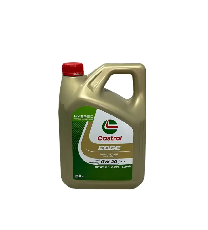 CASTROL 0W20 MOTOR YAĞI | EDGE LL IV TAM SENTETİK 4 LİTRE | YENİ NESİL EURO 6 MOTORLAR İÇİN