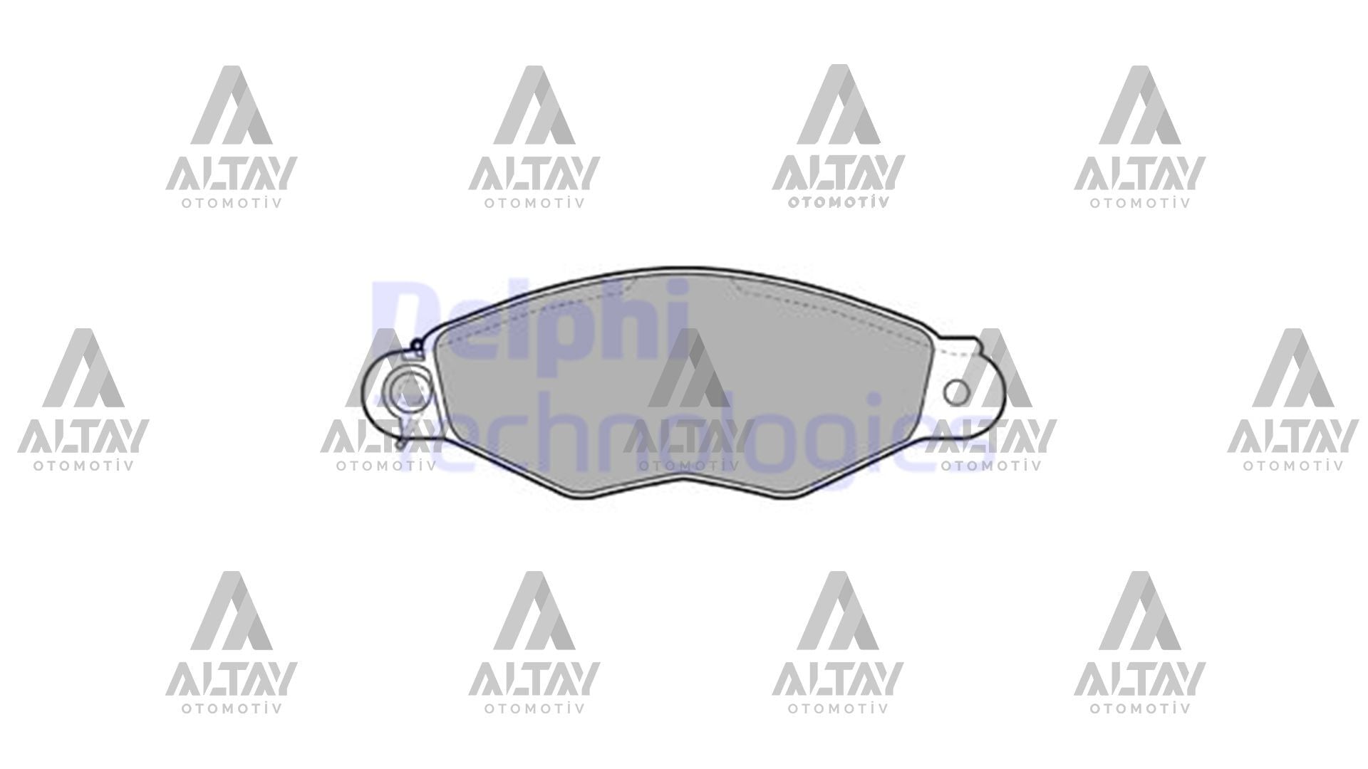 7701208142 Fren Balatası Ön DELPHI | Renault Kangoo