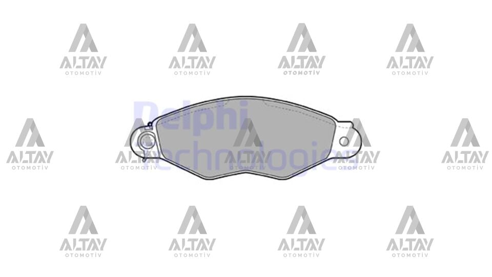 7701208142 Fren Balatası Ön DELPHI | Renault Kangoo