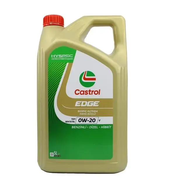 CASTROL EDGE 0W20 V | MOTOR YAĞI 5 LITRE | VOLVO VCC RBS0-2AE UYUMLU
