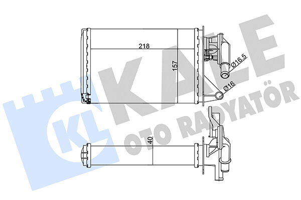 4078731-7614067-5943154 Kalorifer Radyatörü KALE | Muhtelif Araçlar