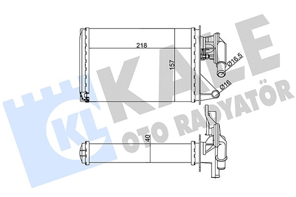 4078731-7614067-5943154 Kalorifer Radyatörü KALE | Muhtelif Araçlar