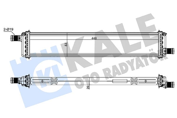 214108020R Su Radyatörü KALE | Renault Clio 5 / Renault Captur