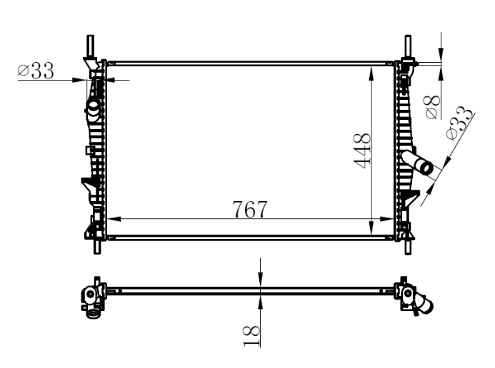 1776889 Motor Su Radyatoru GVA | Transit Tuorneo Custom V362 V36