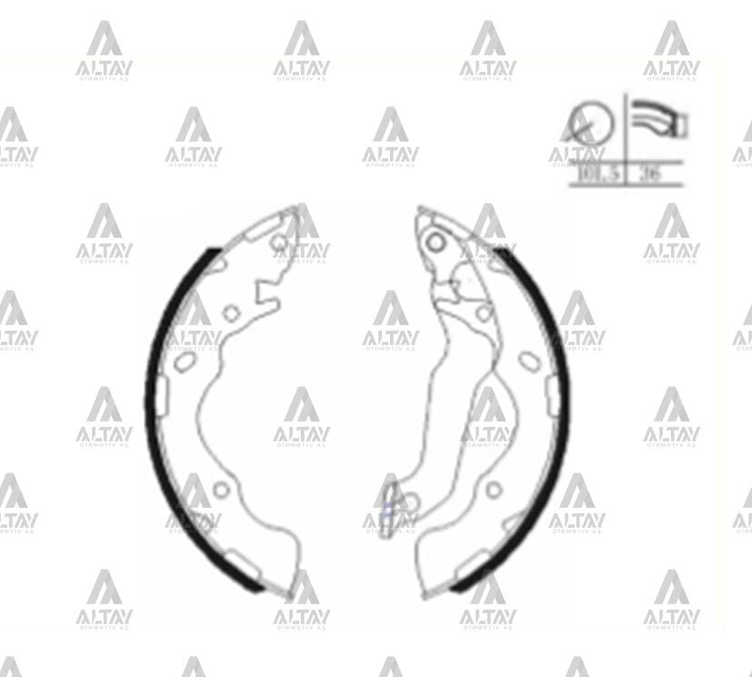58350-2FA00 Fren Balatası MAHER | Kia Cerato