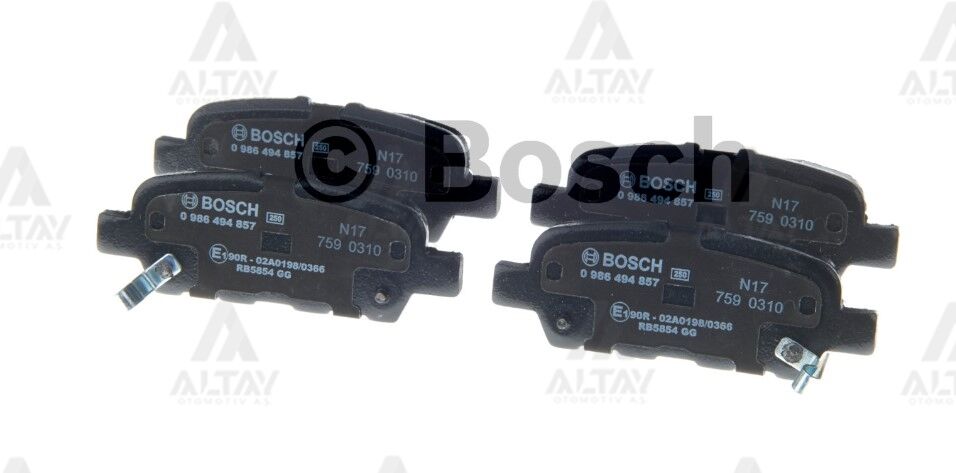 D4M601BN0A Fren Balatası Arka BOSCH | Renault Koleos
