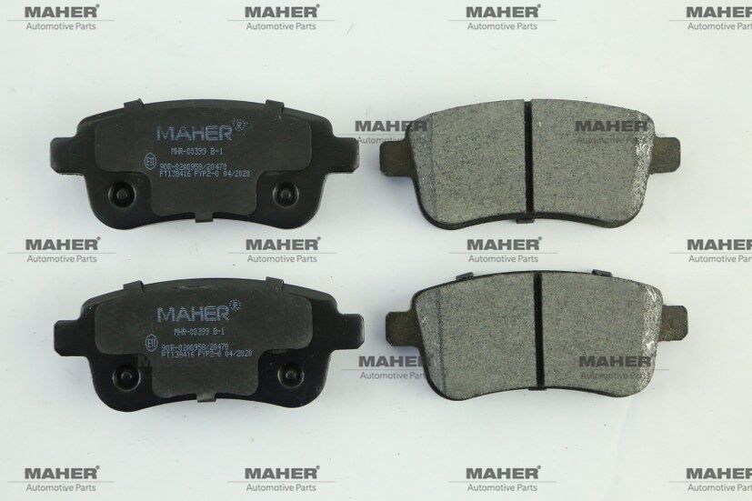 440603734R Fren Balatası Arka MAHER | Renault Fluence / Renault Megane 2 / Renault Megane 3