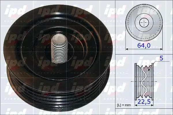 25287-2A000 Gergi Rulmanı GMB | Muhtelif Araçlar