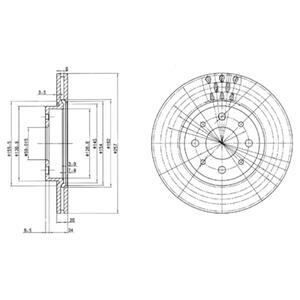 51749124 Ön Fren Diski | Fiat Doblo Linea Fiorino Brava Bipper (SET)