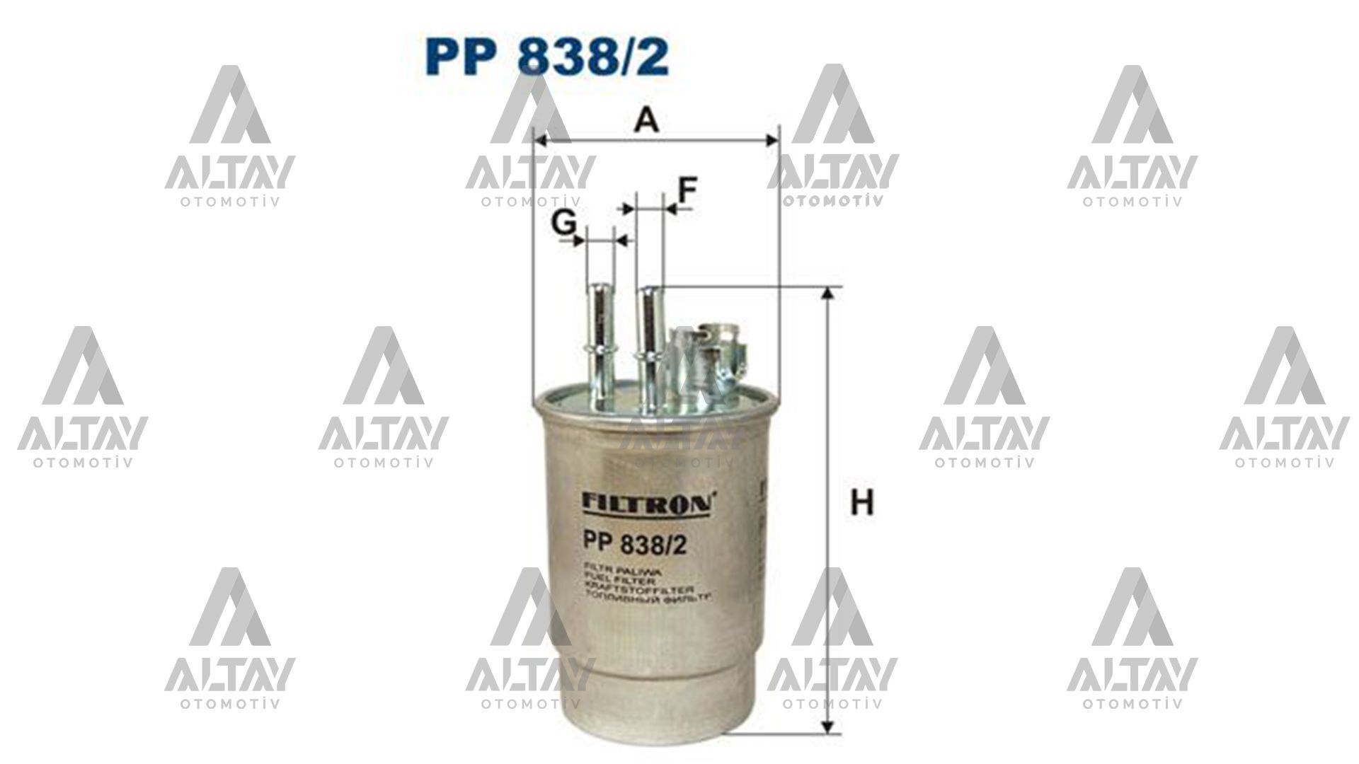2S419155CB Yakıt Filtresi FILTRON | Transit Connect