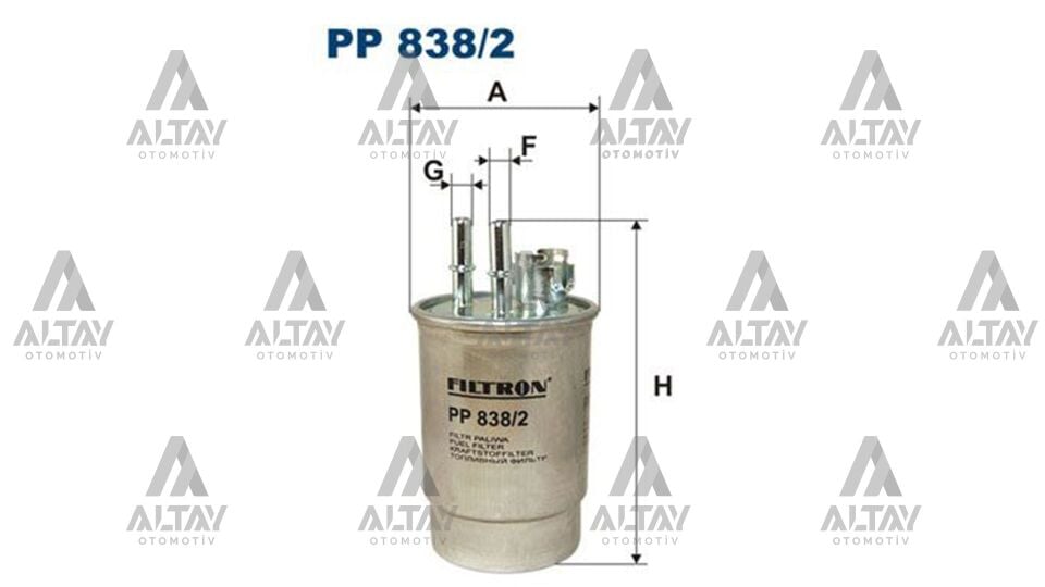 2S419155CB Yakıt Filtresi FILTRON | Transit Connect
