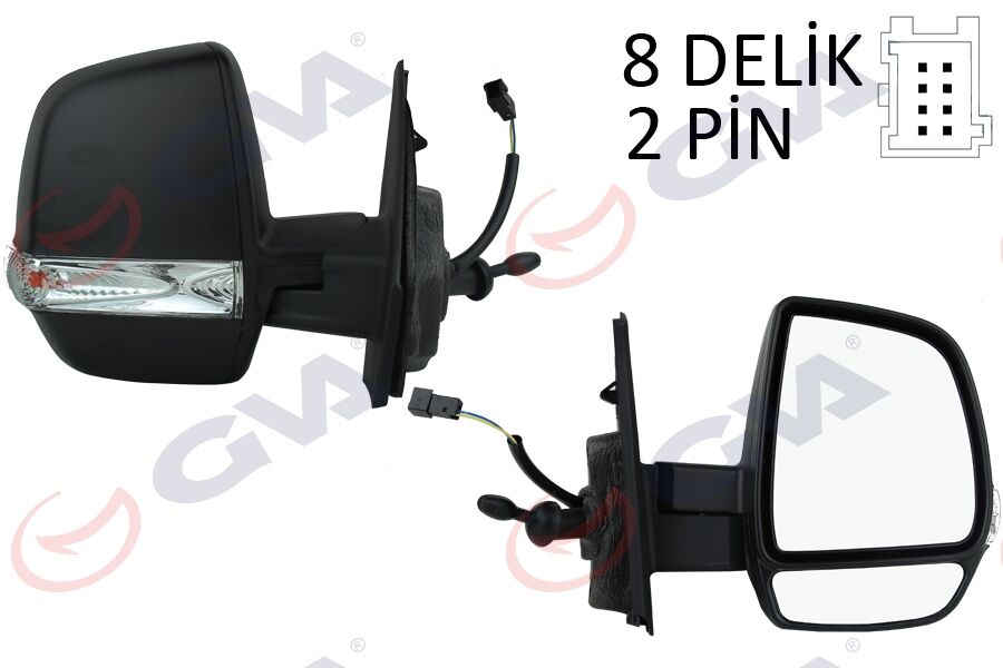 735497885 Diş Di̇ki̇z Aynasi Sağ GVA | Doblo 11> Opel Combo 12