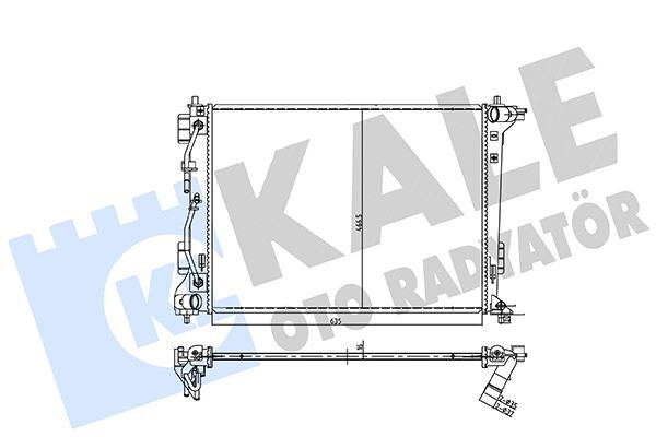 25310D7600 Su Radyatörü KALE OTO RADYATOR | Hyundai Tucson Kia Sportage IV 1.6