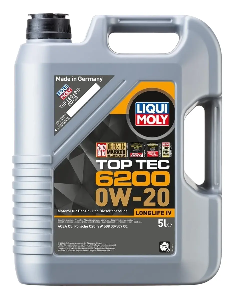 Liqui Moly Top Tec 6200 0W-20 4 Litre Tam Sentetik Motor
