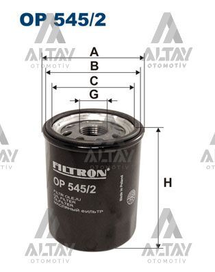 46544820 Yağ Filtresi FILTRON | Fiat Egea / Fiat Doblo / Fiat Linea / Fiat Punto
