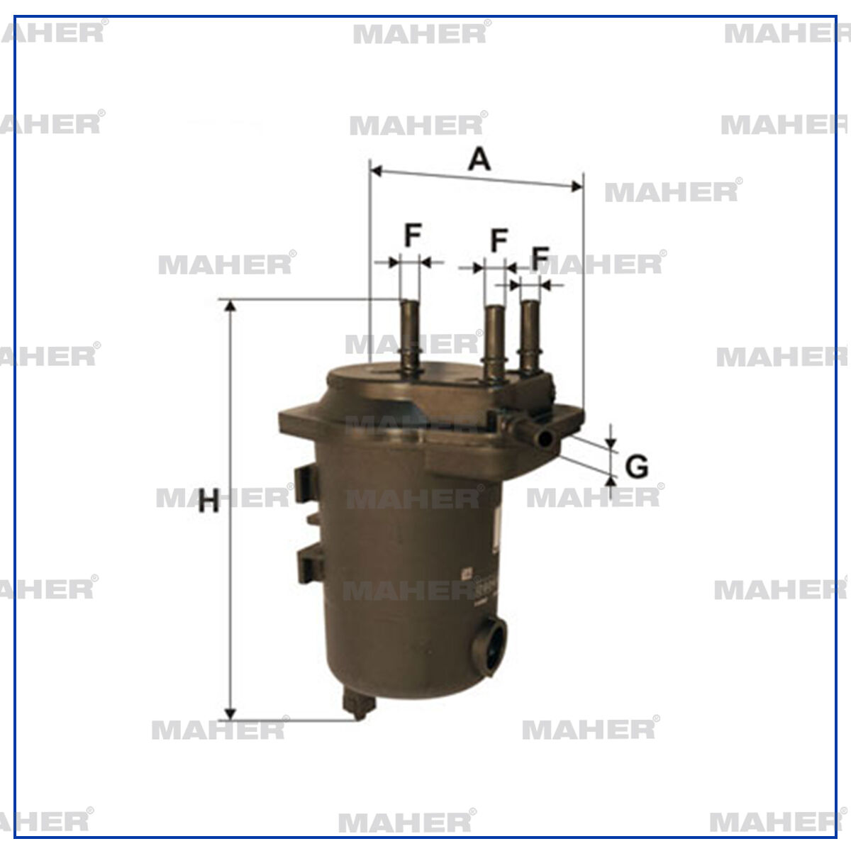 7701061577 Yakıt Filtresi MAHER | Renault Megane 2