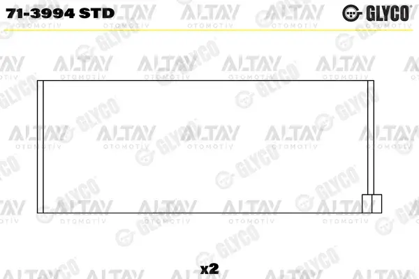80828 Yatak Kol | Doblo / Vectra C / Zafi̇ra B / Astra H / Doblo II / Bravo II 1.9JTD GLYCO