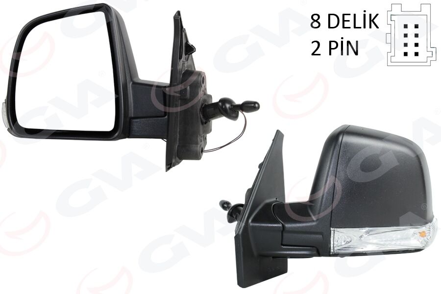 735497882 Diş Di̇ki̇z Aynasi Sağ GVA | Doblo 11> Opel Combo 12