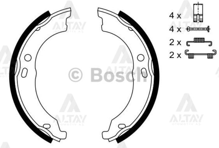 77364023 Fren Balatası BOSCH | Fiat Ducato