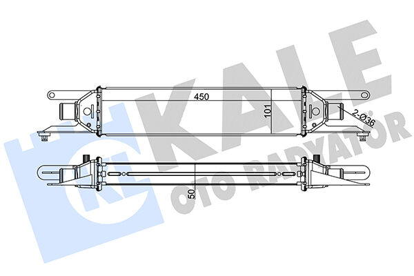 51785221 İntercooler / Yağ Radyatörü KALE | Fiat Linea