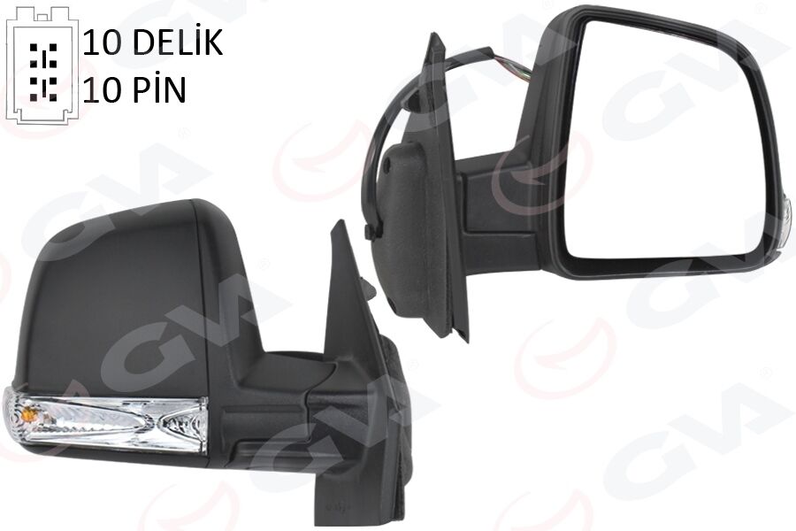 735645699 Diş Di̇ki̇z Aynasi Elektri̇kli̇ Sağ GVA | Doblo III 2011 Md