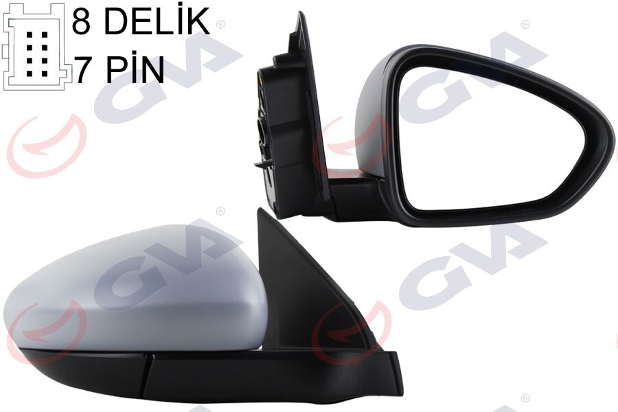 735656599 Diş Di̇ki̇z Aynasi Sağ GVA | Egea 15> Elektri̇kli̇+isitma