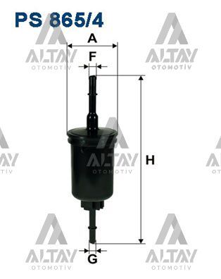 2S619155AB Yakıt Filtresi FILTRON | Ford Fiesta