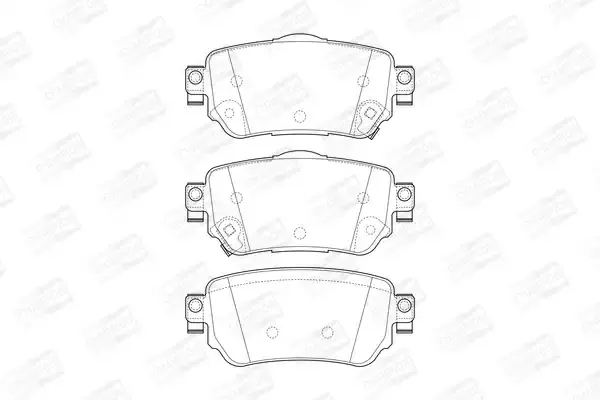 440606633R Fren Balatası Arka TWINS | Renault Kadjar