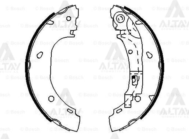 77362286 Fren Balatası Arka BOSCH | Fiat Ducato