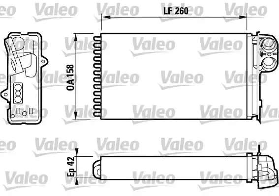 7701204992 Radyatör Kalorifer KALE | Renault Scenic